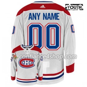 Adidas Maillot de Hockey Montreal Canadiens Personnaliser Blanc Authentic - Enfant